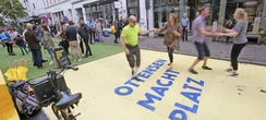 Autos müssen draußen bleiben
