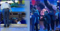 (VIDEO) ¿Fue bautizo? La razón por la que Max Cortázar terminó empapado en el relanzamiento del PAN