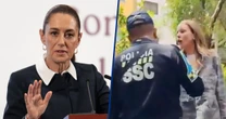 Sheinbaum critica a ‘Lady Racista’ por agredir a un policía de tránsito en CDMX: ‘Es deplorable’