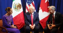 Reunión Sheinbaum, Trump y Carney: Así fue el primer encuentro en persona entre los líderes del T-MEC