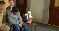 Se ‘echa’ su taco de carnitas los domingos: ¿Qué come y cómo cuidan a Merlín, el pato mundialista?