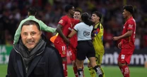 (Videos) Así fue la bronca entre jugadores del América y del Toluca: Aficionados fueron testigos