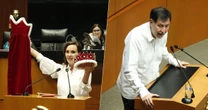 ‘¿Una reina se entrega a su rey?’: Lilly Téllez le da corona a Noroña y critica disculpas en el Senado