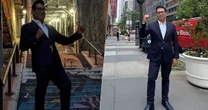 ¿Acaso es ‘El Bromas’? Senador Néstor Camarillo recrea baile del ‘Joker’ en escaleras de NY (Video)