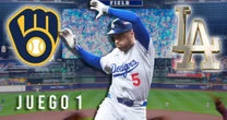 ¡Dodgers pega primero! Ganan el Juego 1 a Cerveceros con drama hasta el último out