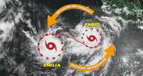 Océano Pacífico, en alerta: Tormentas tropicales ‘Fabio’ y ‘Emilia’ podrían fusionarse este miércoles