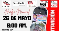CNTE llama a boicotear la elección judicial: Estas son las acciones que plantean los docentes