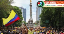 (FOTOS) ¡Paaarceee! Colombianos toman el Mundial en CDMX previo a partido en el Estadio Ciudad de México