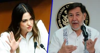 Andrea Chávez y Fernández Noroña levantan la mano para presidir el segundo año del Senado
