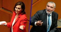 Lilly Téllez y Adán Augusto se enfrentan en el Congreso: ‘Nunca dejará de ser empleada de la televisora’