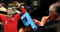 Otro ‘autogol’ de Adán Augusto: Captan al senador de Morena leyendo de futbol en debate sobre inundaciones