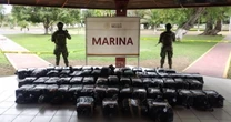 ⁠Marina le echa el guante al crimen: Asegura 2.5 millones de dosis de cocaína con valor de 310 mdp