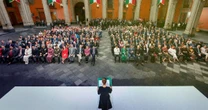 Primer Informe de Claudia Sheinbaum: ¿Quiénes estuvieron en la primera fila en Palacio Nacional?