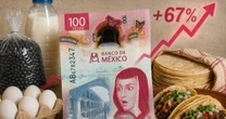 ¿Para qué alcanza con tu sueldo? Inflación en México provoca que comer sea 67% más caro que hace 8 años