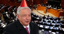 ‘Mañana es el cumpleaños de un gran patriota’: Senado interrumpe votación para felicitar a AMLO 