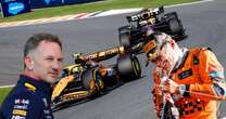 Christian Horner ‘pelusea’ a Lando Norris y a McLaren: ‘Es notable que sea solo su segunda victoria'