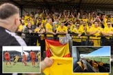 Non-league club stunned as 100 Spanish fans join them after following team online