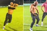 Messi's bodyguard scores screamer... but caught 'remembering he might get fired'