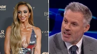Kate Scott's plunging Ballon d'Or dress sends Carragher and Richards wild