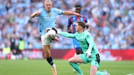 Henderson handles ball in moment of madness in FA Cup final but escapes red