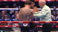 Electrician Padley wins fans with amazing Tyson ink in brave Stevenson loss