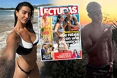 Lamine Yamal, 17, pictured on holiday with stunning influencer TWELVE YEARS older