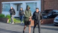 Dramatic moment cops nick 'county lines gang making kids smuggle drugs'
