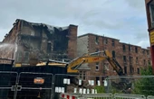 Britain's 'Chernobyl estate' is finally DEMOLISHED after rotting away for years
