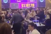 Shocking moment UK bingo hall erupts into massive fight