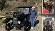 I rescued abandoned 1929 Singer car I had learned to drive in 65 years ago