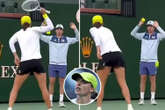 Fans fume as Swiatek smashes ball at BALL KID in Indian Wells semi-final loss