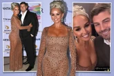 Jennifer Ellison wows in see-through gown as she cosies up to husband