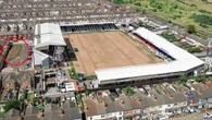 EFL stadium unrecognisable as pitch ripped up and turf dumped