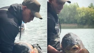 Ex-England ace beats fishing record with carp that hadn't been caught for a year