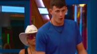 Big Brother Cameron B's feud explodes with Feyisola as he storms off & swears