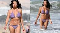 Jenny Powell, 56, looks amazing in a bikini as she shows off surgery scars