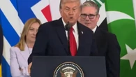 Painfully awkward moment Starmer steps up 'thinking Trump was asking him to speak'