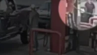Moment Charlie Kirk 'killer' calmly fills up car with gas after shooting