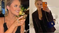 Emily Atack stuns in low cut black dress during glam trip to promote new show