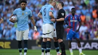 Haaland REFUSES to take FA Cup final penalty after woeful Wembley record