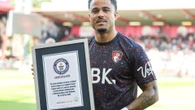 Justin Kluivert presented with Guinness World Record before Bournemouth clash