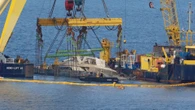 Moment tragic Bayesian yacht wreck is raised from depths after 5 died on board