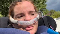 Influencer Brooke Eby, 36, chokes back tears and reveals she's 'very terminal'