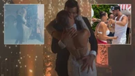 Arsenal star David Raya can't keep hands off model wife Tatiana on honeymoon