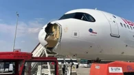 Spain holiday plane left with SMASHED nose after midair bird horror