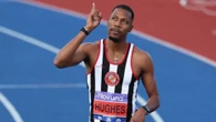 Heartbroken Team GB ace holds back tears as he dedicates 100m win to auntie