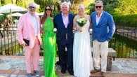 This Morning star weds partner in front of celeb guests as Myleene Klass plays harp