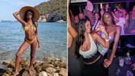 AJ Odudu strips off to a bikini and parties with Maya Jama on 72 hour trip to Ibiza