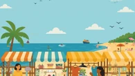 Everyone sees the beach, but only those with eagle eyes can see the ring