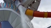 Cruise passenger left ‘sliced open’ as waterslide on ship shatters